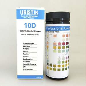 Tiras de Análise de Urina Personalizadas, <span class=keywords><strong>Kit</strong></span> de Teste Rápido de Urina, Tiras de Teste de Urina com 10 Parâmetros URS-10D - Product Image 2