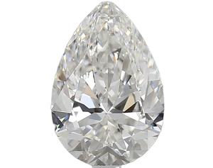 GIA Vs1ลูกแพร์โซลิแทร์สีขาว1.01 CTS G เพชรหลวมสำหรับแหวนและเครื่องประดับ - Product Image 1