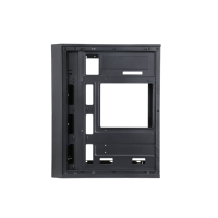 Casing PC menara penuh plastik ABS, SAMA, cover atas datar ATX PC dengan Casing Desktop komputer berlubang