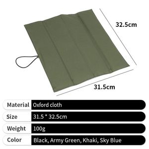 Alfombra de Picnic Verde Minimalista, Fácil de Transportar, Simple, para Viajes, Cojín de Asiento para Gimnasio, en Oferta - Product Image 4