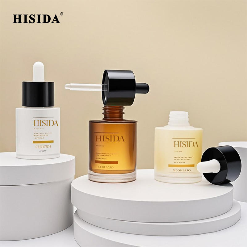 Clear dropper bottle