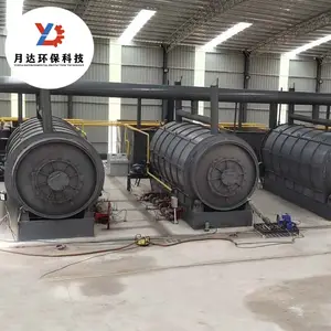No Second Pollution Fully Automatic Continuous Waste Tyre Recycling Pyrolysis Plant