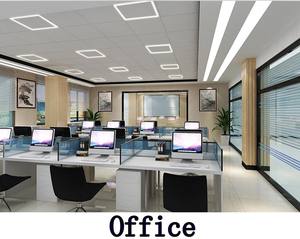 Panneau lumineux LED en aluminium breveté 48W, design moderne, encastré au plafond, effet halo, éclairage intérieur pour <span class=keywords><strong>la</strong></span> maison, le bureau et les espaces commerciaux, IP33 - Product Image 6