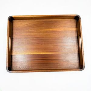 Acacia Wood Serving <b>Tray</b> 46x35x5cm Rectangular Household Fruit <b>Tea</b> <b>Tray</b> Japanese Style Wooden Pattern - Product Image 2