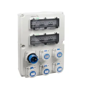 Saipwell impermeável portátil IP65 industrial elétrica PC plástico tomada soquete caixas com acessórios elétricos