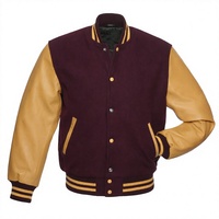 Fabricants de vestes Letterman OEM, vente en gros de vestes universitaires brodées avec des appliques en chenille, veste d'hiver vintage personnalisée, veste de baseball