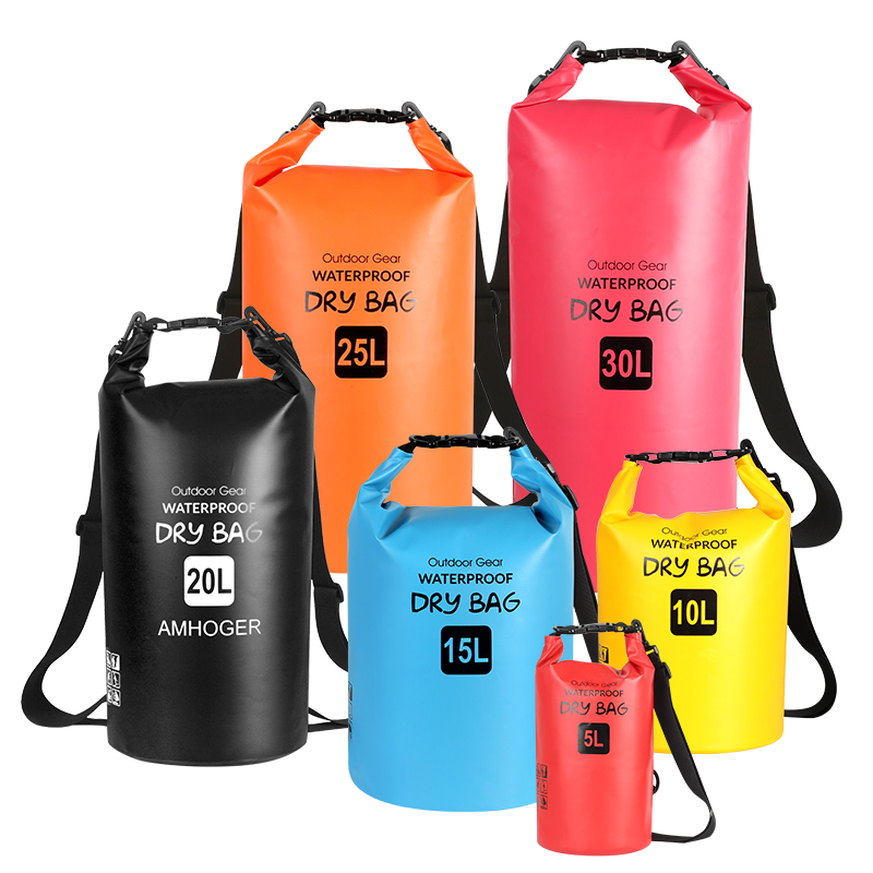 Free Sample Ocean Pack Wholesale 2L 3L 5L 10L 15L 20L 30L PVC Tarpaulin Waterproof Dry Bag Waterproof Backpack