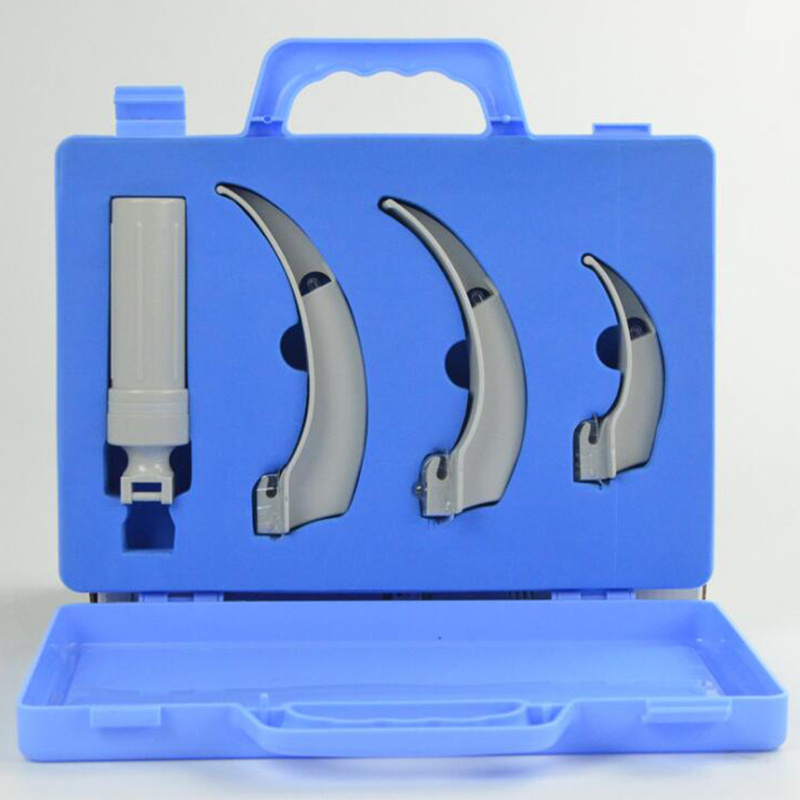 Self retaining led rigid laryngoscope