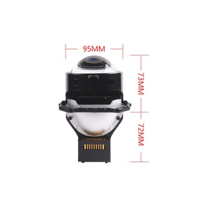 SANVI Super Bright 3-Inch Dual Reflectors New Design 75W/Pcs 5500K L60 Laser Projector Lens LED Headlights for BMW Model 12V Car - Product Image 5
