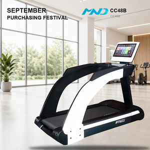Tapis roulant intelligent avec écran LCD pour salle de sport, équipement de gym MND CC47B, machine de course pour la maison, robuste et durable - Product Image 1