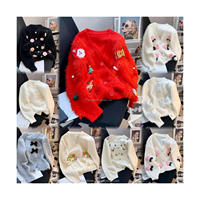 Kardigan & Sweater Wol Wanita Grosir Kantong, Pakaian Luar Hangat, Penjualan Langsung Pabrik