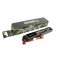 Batterie Lipo rechargeable 1200mAh 3S 11.1V 25C pour pistolet d'airsoft