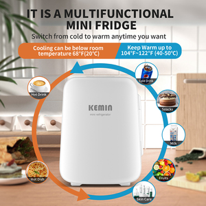 KEMIN Compresseur Glace Voiture Réfrigérateur Congélateur Refroidisseur Portable Prix 4L Tiroir <span class=keywords><strong>Dometic</strong></span> Discount Upright Entrepôt Rose - Product Image 3