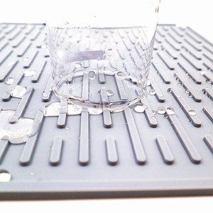 Snel Droogende Siliconen Afdruipmat 100% BPA-Vrij Siliconen Waterfiltermat Gemakkelijk te Reinigen Spoelbakmat Antislip Siliconen Droogmat - Product Image 5