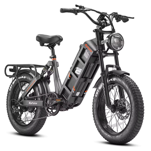 Bicicleta eléctrica híbrida inteligente con control de batería de 48V 14Ah, navegación por voz y pantalla LED para mensajeros. - Product Image 1