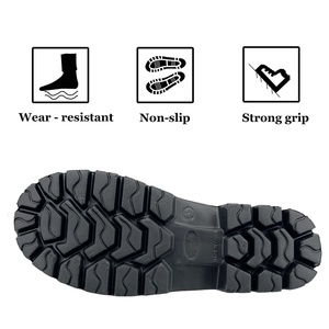 Bottes de pluie EVA noires antidérapantes YL-25131 pour hommes, résistantes à l'eau, pour l'extérieur, la ferme et la pêche, vente en gros - Product Image 4