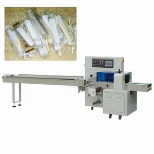 Automatische Veerrol Flow Pack Wrapper Machine Voedsel Biscuit Verpakkingsmachine