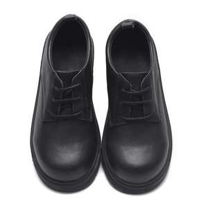 Детская кожаная школьная классическая черная обувь - Product Image 3