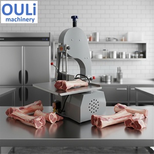 Scie à os électrique professionnelle Pro H pour <span class=keywords><strong>boucherie</strong></span> et restaurant avec système de contrôle de l'épaisseur de la lame réglable - Product Image 3
