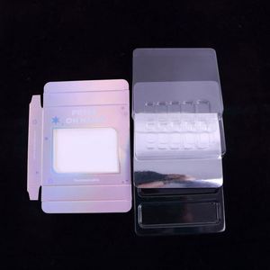 Boîte à faux ongles en papier personnalisée avec logo imprimé, prix d'usine, vente en gros, pour l'emballage des ongles à presser - Product Image 2