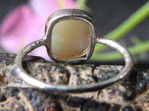 Australian Multi Fire <b>Opal</b> Gemstone Wedding <b>Ring</b>-<b>Silver</b>-October Birthstone-Solid <b>Opal</b>-6.5 US Size-Handmade Classic - Product Image 6