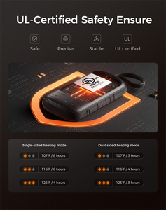 Ut5 duoheat hai mặt nhiệt tái sử dụng có thể sạc lại ấm tay cho mùa đông - Product Image 4