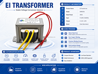 Mini transformateur électrique d'isolement 12v 1.5a