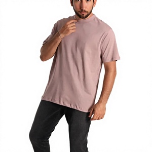 Camiseta de Punto Casual para Hombre EVER GLOW, Manga Corta, Cuello Redondo, Viscosa/Algodón, Transpirable, Ecológica, Antiarrugas, Teñido Liso, 160g - Product Image 1