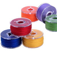 Boîte de rangement pour bobines de fil à coudre colorées, 25 pièces, en plastique, pour usage domestique, pour le tricot et la broderie, accessoires pour machine à coudre