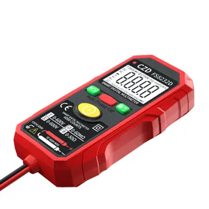 Integrated multimeter and test leads digital multimeter measure AC/DC voltage,resistance,continuity and NCV