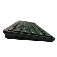 Nuevo Teclado Ergonómico Estándar para Oficina, Mini Laptop K1000, 78 Teclas, Plástico, USB, Cableado, Plug and Play, Diseño Personalizado