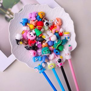 Cartoon Baby Pen Cap Soft Rubber Ballpoint Handwriting Cute <b>Doll</b> Design Bulk Pack Accessories - Product Image 2