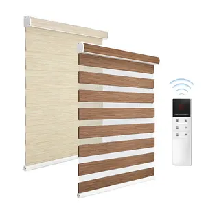 Melhor novo estilo Borboleta Persianas Cortinas, motorizados Roman Borboleta Persianas Horizontais Zebra Blinds