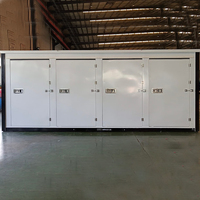 Conteneur de stockage modulaire préfabriqué mini empilable de 6 pieds, portable et compact, idéal pour une maison conteneur mobile