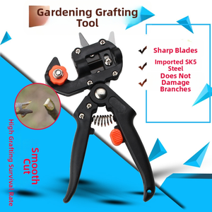 Großhandel Fabrikpreis DIY Ratschen-Gartenschere mit rutschfestem Griff, verchromtem Stahl und 1/2 Schnittkapazität für Gartenscheren - Product Image 2