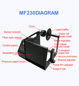 230mm Automatic Label Peeling <b>Machine</b> Stripping Label Dispenser <b>Sticker</b> Dispenser Automatic - Product Image 6
