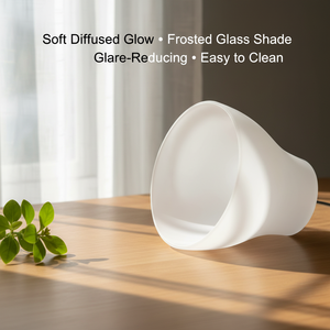 Paralume <span class=keywords><strong>in</strong></span> <span class=keywords><strong>vetro</strong></span> a forma di campana, ecologico, di ricambio per illuminazione domestica, sala da pranzo, esterni e hotel. - Product Image 5