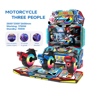 Machine de jeu d'arcade de course de moto JX-MT02 75 pouces pour 3 joueurs - Vente en gros - Product Image 2