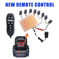 Masseur vibrant sans fil OEM avec écran LCD, alimentation par batterie, ABS, 8 moteurs, chauffage pour le cou, le dos, la taille et les jambes