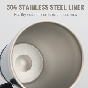 كوب بيرة معزول من الفولاذ المقاوم للصدأ خفيف الوزن ومانع للتسرب مع غطاء وفتاحة معدنية مدمجة يحافظ على درجة الحرارة لمدة 6 ساعات - Product Image 2