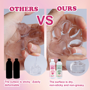 Nguyên liệu gel silica lỏng TIMESRUI để làm đồ chơi mềm dẻo 1:1, <span class=keywords><strong>silicon</strong></span> lỏng <span class=keywords><strong>t</strong></span>ự làm đồ chơi, cao su AB, gel mềm TABA - Product Image 3