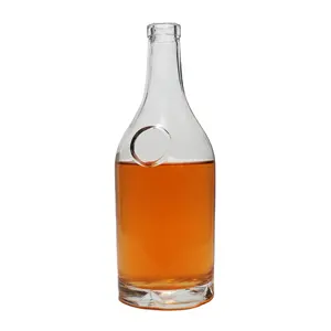 glass bottle manufacturers custom Whisky Vodka glass cognac 700ml spirit bottles