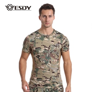 DF EDSY 159 Camiseta Deportiva de Manga Corta para Exteriores, Transpirable, de Secado Rápido, Absorbente de Sudor, de Poliéster, para Entrenamiento Físico - Product Image 2