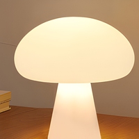 Lampe de table en forme de champignon rechargeable MSBN, 3 couleurs à intensité variable, ornement créatif pour la maison, lampe de bureau LED fabriquée en Chine, Gansu