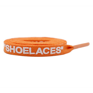Weiou tali sepatu katun datar wax 8mm, tali sepatu katun dengan motif layar putih <span class=keywords><strong>120cm</strong></span> panjang tali Sneaker uniseks - Product Image 6