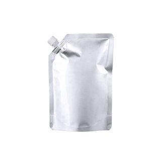 Bạc Nhôm Lá Đứng Lên Đồ Uống Lỏng Thực Phẩm Cấp Doypack Bag Barrier Bao Bì <span class=keywords><strong>Pouch</strong></span> Với Góc Trên Cùng <span class=keywords><strong>Spout</strong></span> - Product Image 4