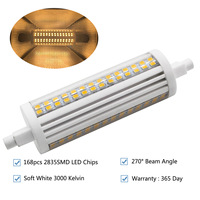 LED R7S 118 20W 2500lm remplace la lampe aux halogénures métalliques J118 500W Couverture lumineuse 230/120V gradation