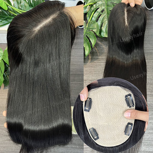 4.5x6 Injection cheveux femmes toupet cheveux humains soie topper cheveux humains topper pour les femmes - Product Image 5