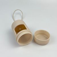 Dispensador de Bolsas para Excremento de Perro Wild One con Tapa Giratoria Fácil de Rellenar y a Prueba de Fugas, con Accesorio para Correa