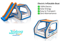 Bateau-maison gonflable électrique de luxe pour les activités nautiques